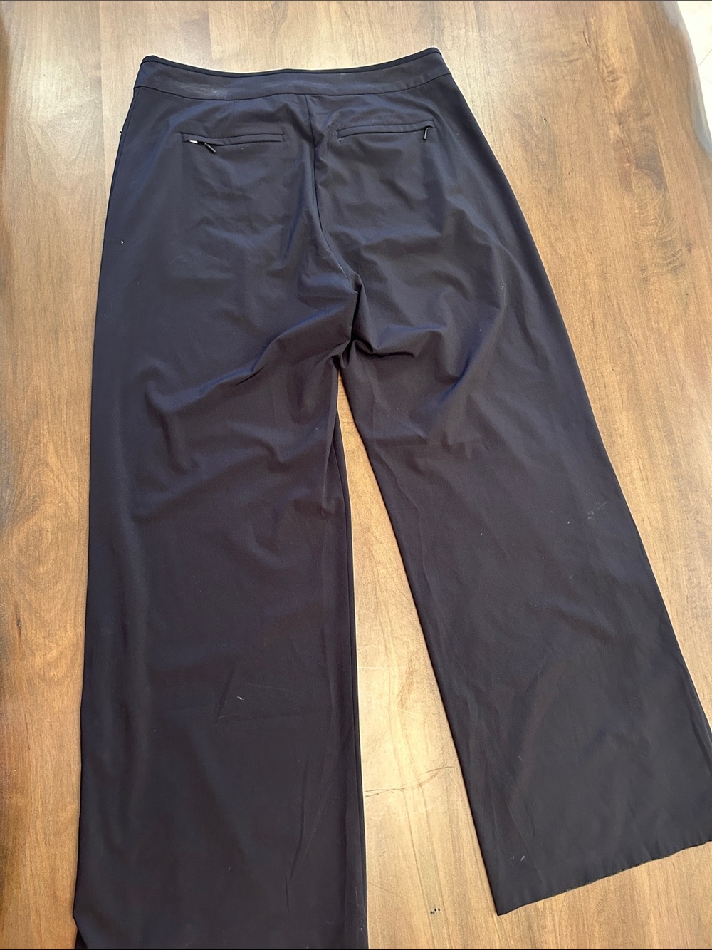 Athleta Black Wide-Leg Performance Trousers - Picture 3 of 6